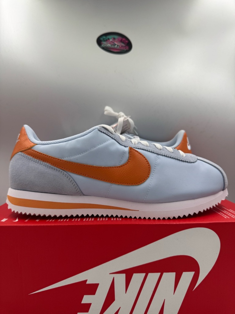 Nike Cortez Hydrogen Blue Hot Curry BRAND NEW Size 12 Women
